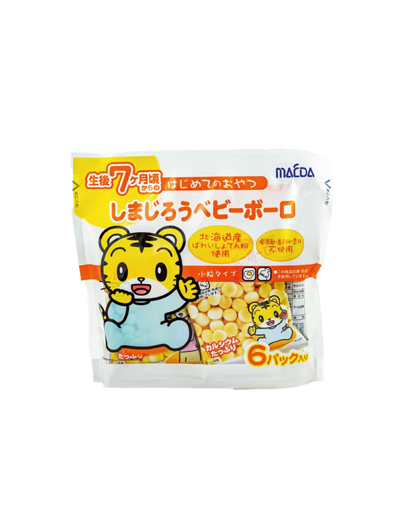 OSAKA MAEDA 嬰兒(7個月+)高鈣原味波波餅 (12g x 6包)