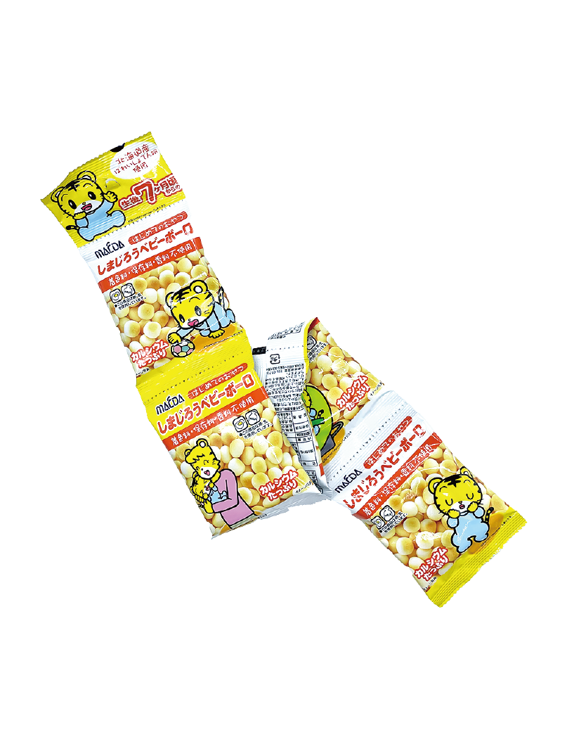 OSAKA MAEDA 嬰兒(7個月+)高鈣原味波波餅5連裝 60g