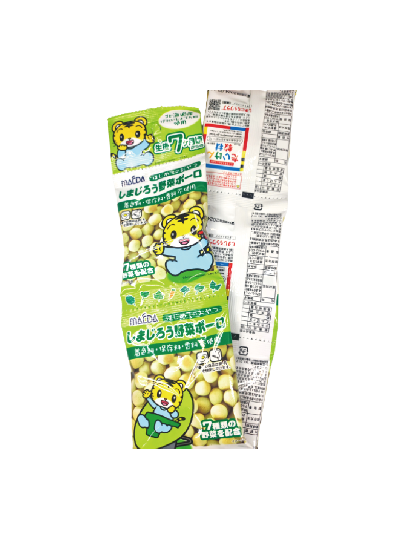 OSAKA MAEDA 嬰兒(7個月+)高鈣野菜波波餅5連裝 50g