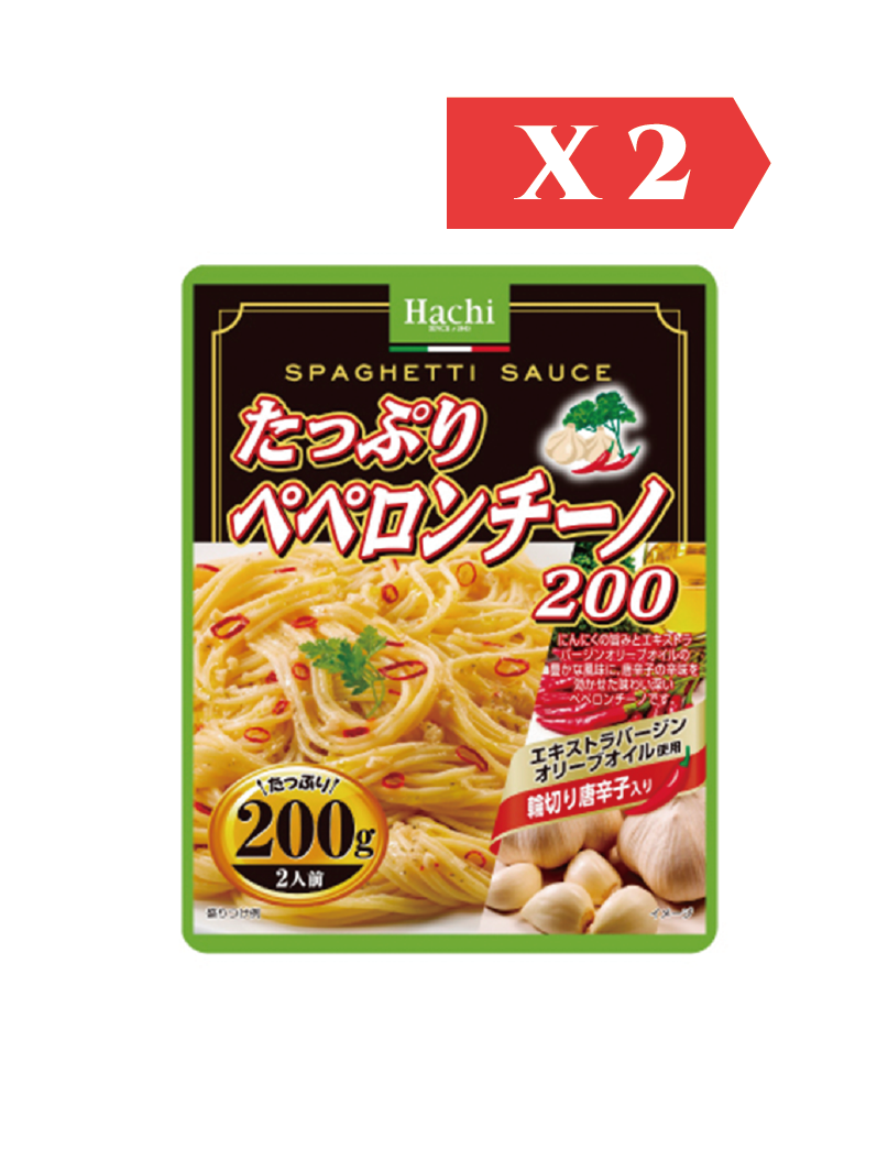 HACHI 香蒜辣椒意粉醬 200g (2件裝)