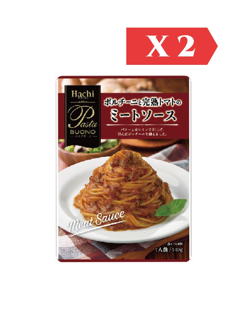 HACHI 牛肝菌完熟蕃茄肉醬意粉汁 140g (2件裝)