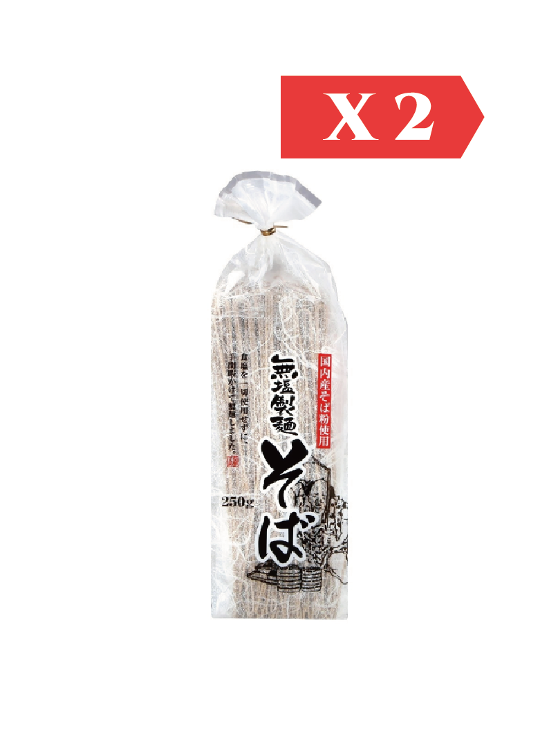 AOIFOODS 無鹽蕎麥麵 250g (2件裝)