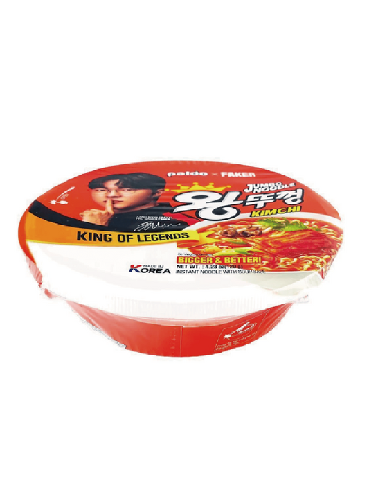 PALDO 八道 x FAKER 韓式辣泡菜大碗拉麵 120g (4件裝)