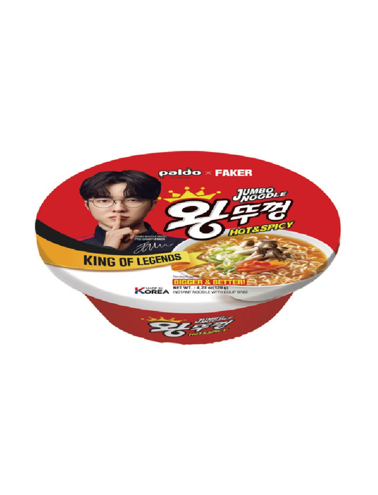 PALDO 八道 x FAKER 韓式香辣大碗拉麵 120g (4件裝)