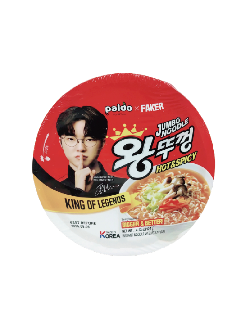PALDO 八道 x FAKER 韓式香辣大碗拉麵 120g