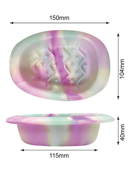 (寵物用) SILICONE LAB Bowl Oval Siliking Suction 韓國製寵物橢圓形矽膠碗