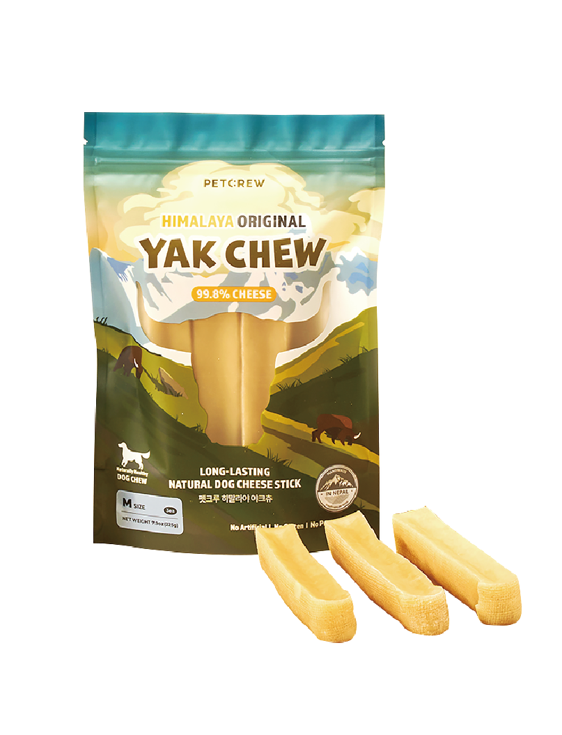 (寵物用) PETCREW Himalaya Yak Cheese Stick (Medium Size) 75g 喜馬拉雅山芝士骨 (中) 75g