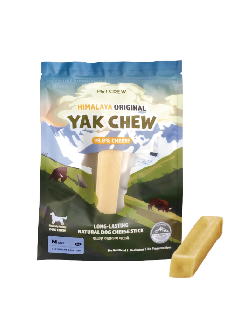 (寵物用) PETCREW Himalaya Yak Cheese Stick (Medium Size) 75g 喜馬拉雅山芝士骨 (中) 75g
