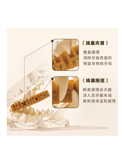 (寵物用) BYREF Honeycomb Chew Dental Brushing Treat (Chicken Flavor) S Size 狗狗蜂巢六角潔牙骨 (雞味) 細碼