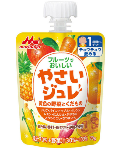 Morinaga Milk 果蔬泥 - 黃色野菜雜果 70g