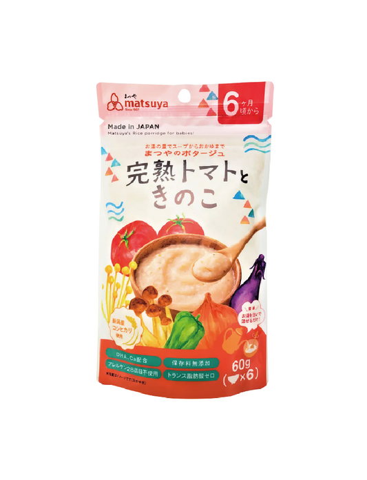 Matsuya 即沖嬰兒米糊 (完熟蕃茄+本菇蔬菜味) 60g