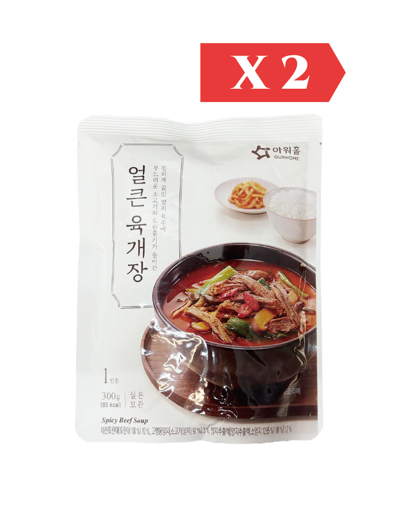 OURHOME 韓國辣牛肉湯 300g (2件裝)