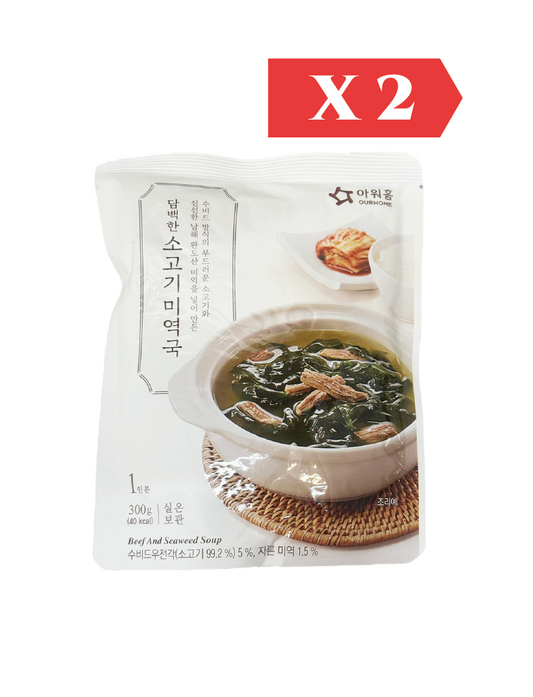 OURHOME 韓國牛肉海帶湯 300g (2件裝)