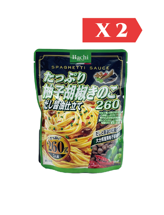 HACHI 柚子胡椒金菇意粉醬 260g (2件裝)