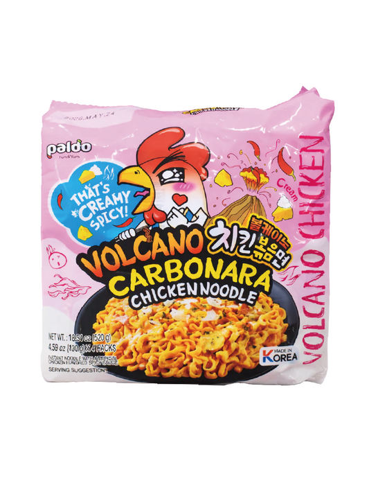 PALDO 八道火山辣雞卡邦尼麵 (130g x 4包)