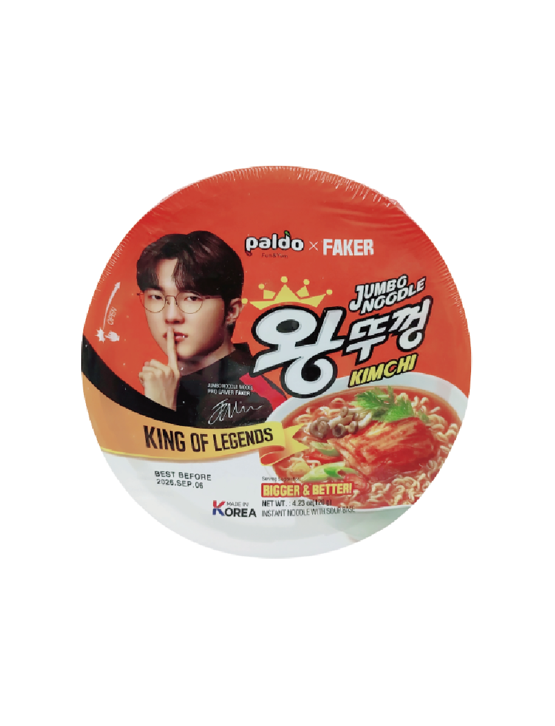 PALDO 八道 x FAKER 韓式辣泡菜大碗拉麵 120g