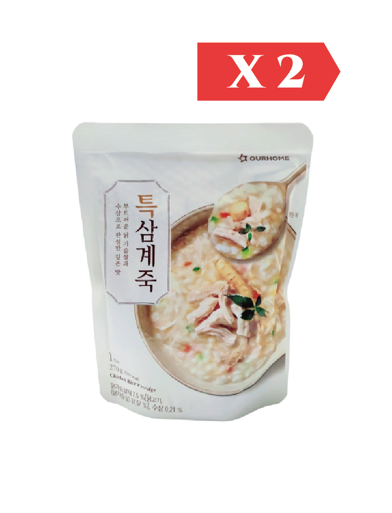 OURHOME 高級參雞湯粥 270g (2件裝)