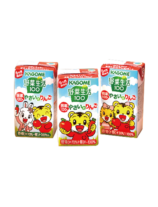 KAGOME 野菜生活100 蔬菜蘋果汁 (3盒裝) 100ml x 3