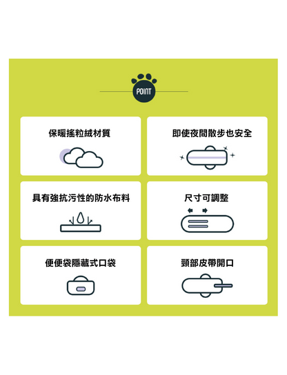 (寵物用) SCHPET Neck Warmer Jacket 狗狗服飾頸部保暖外套