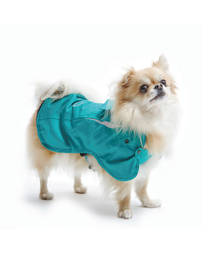 (寵物用) SCHPET Neck Rain Jacket 狗狗服飾全天候透氣雨衣