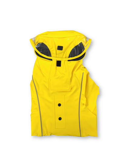 (寵物用) SCHPET Hat Rain Cover 狗狗服飾全天候連帽子雨衣