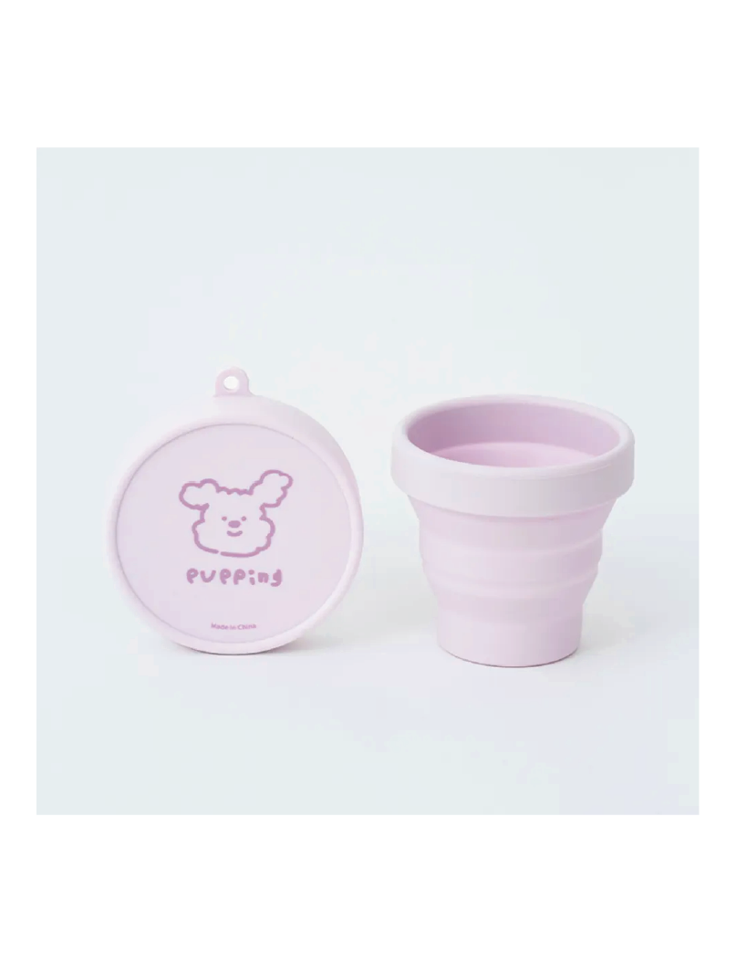 (寵物用) PUPPING Puppy Portable Cup 寵物手提摺疊杯