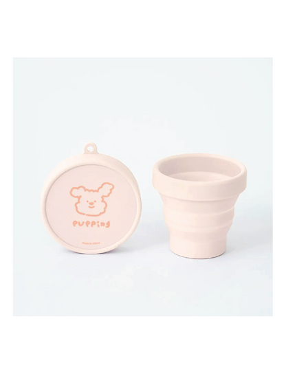 (寵物用) PUPPING Puppy Portable Cup 寵物手提摺疊杯