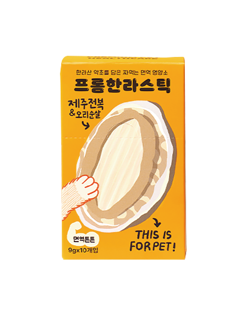 (寵物用) FROM HALLA Jeju Abalone & Boneless Duck 濟州島鮑魚及鴨肉口味肉泥 (犬貓適用)