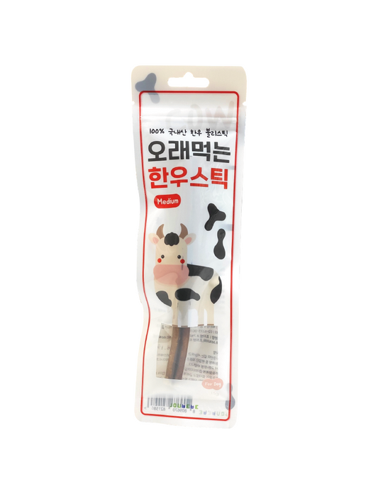 (寵物用) JOUBEBE Korean Beef Bull Stick (M) 13g 韓國風乾牛鞭條 (中) 13g