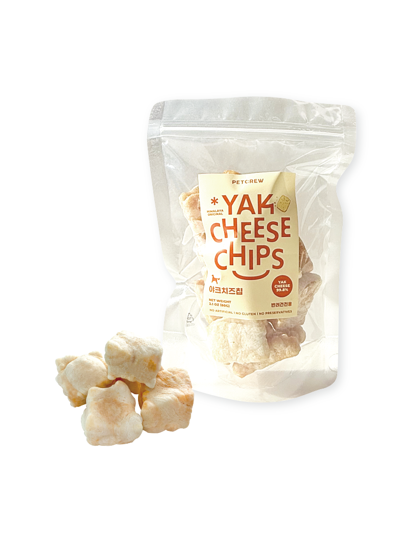 (寵物用) PETCREW Himalaya Yak Cheese Chip 60g 喜馬拉雅山芝士骨 (波波粒) 60g