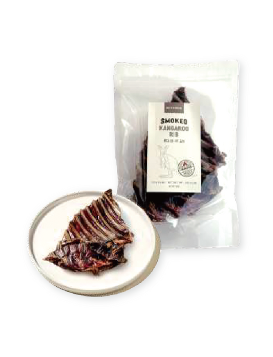 (寵物用) PETCREW Smoked Kangaroo Rib 100g 煙燻袋鼠肋排 100g