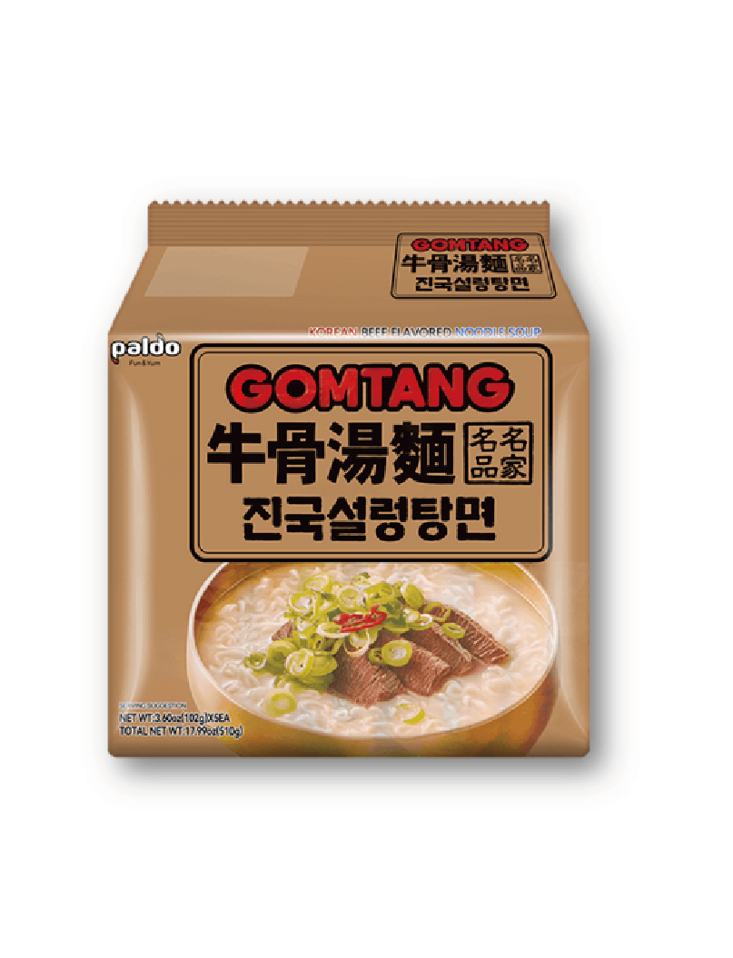 PALDO 八道牛骨湯麵 (102g x 5包)