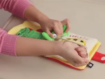 (寵物用) BITE ME Lunch Box Play Book 寵物藏食玩具布書